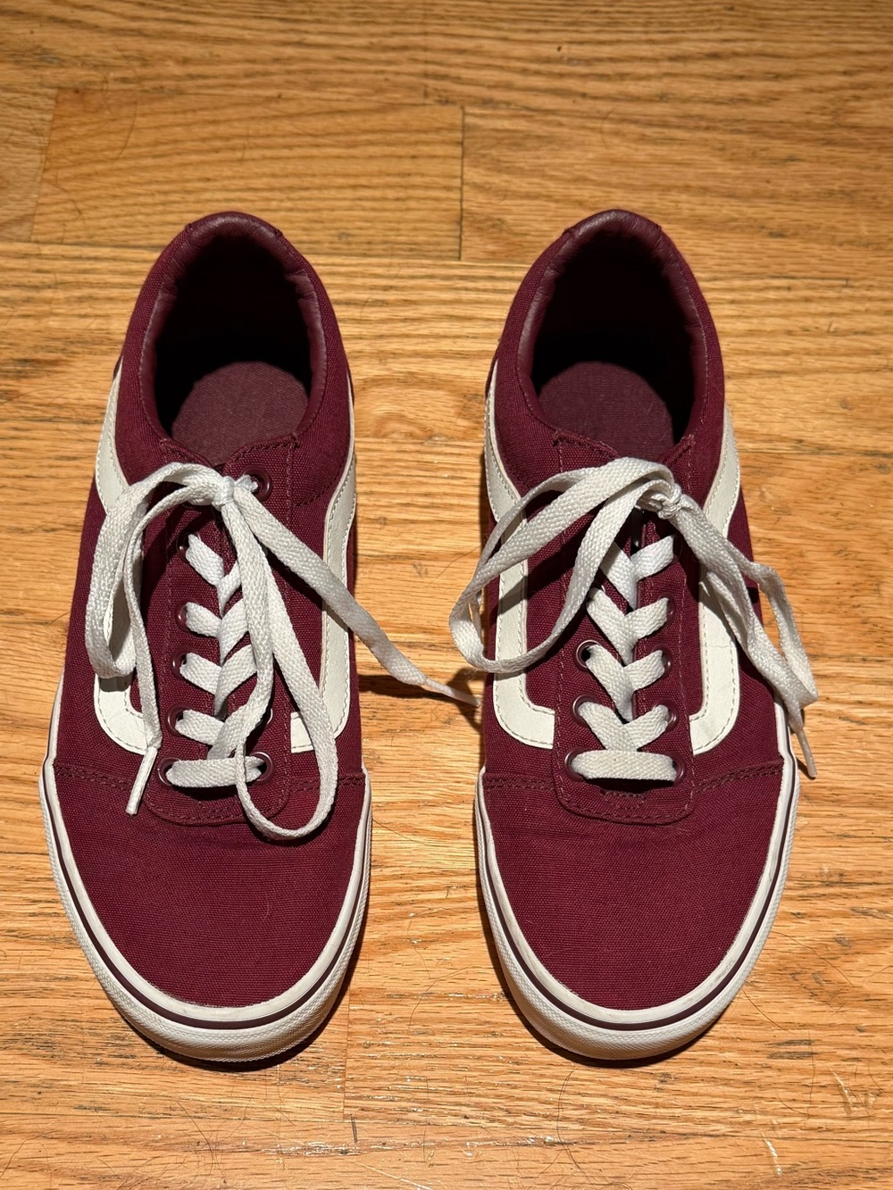 Maroon Vans Sneakers - Picture 2 of 7